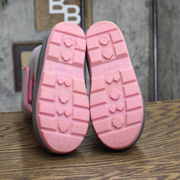 NWT Cat & Jack Toddler Girls Lenny Winter Boots AEX55 8T Gray - Picture 6 of 7